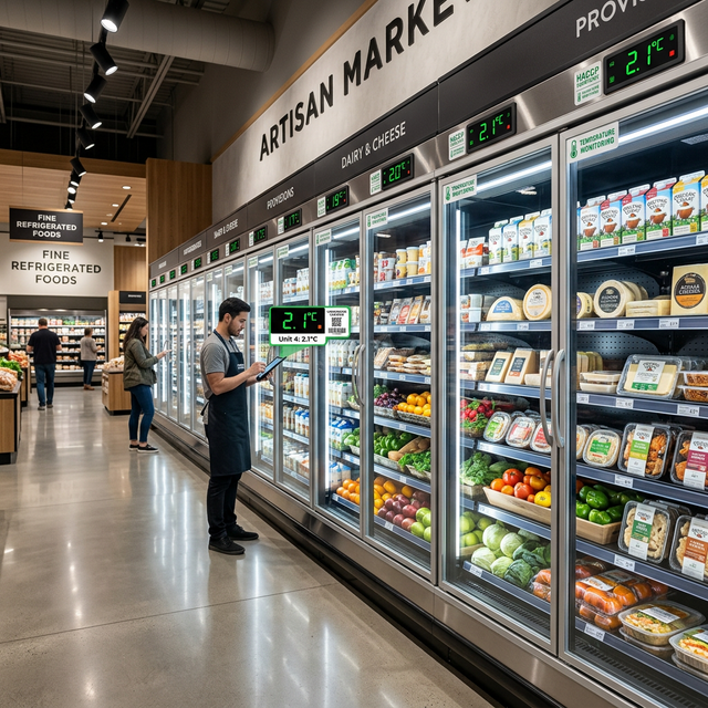 Using Computer In Cold Store Cold Cycle Tracking Technology | Precision IoT Solutions